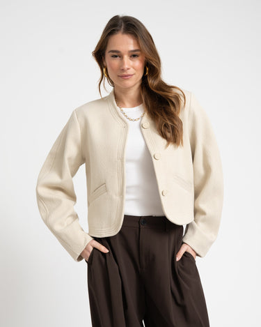 MSCH Sari Esmeralda Jacket Sand - Things I Like Things I Love