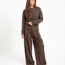 Natalie Diverse Cardigan Knit Seal Brown - Things I Like Things I Love
