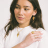 Necklace Eye of Love Gold - Things I Like Things I Love
