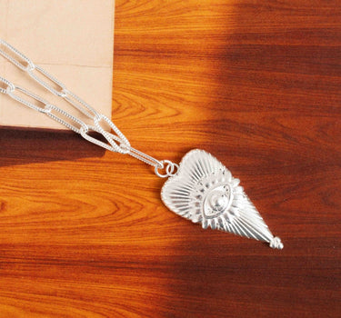 Necklace Eye of Love Silver - Things I Like Things I Love