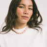 Necklace Marble Rose Pink - Things I Like Things I Love