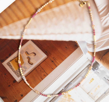 Necklace Margarita Gold Multi - Things I Like Things I Love