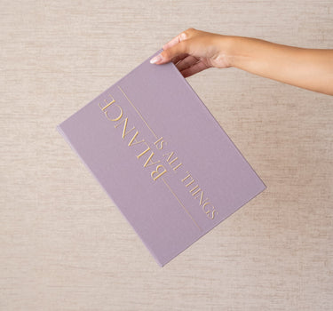 Opbergboek Balance Lila - Things I Like Things I Love