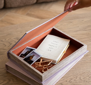 Opbergboek Balance Lila - Things I Like Things I Love