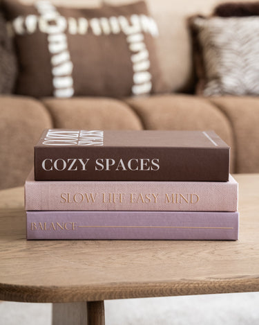 Opbergboek Cozy Spaces Bruin - Things I Like Things I Love