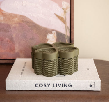 Opbergdoos Klavertjevier Olijfgroen - Things I Like Things I Love