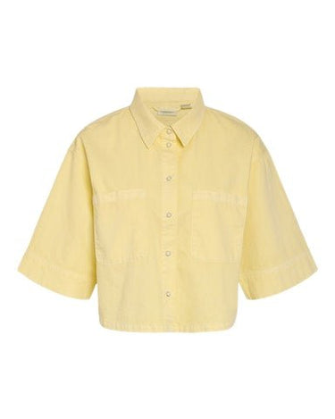 Oregon Alva Cropped Shirt French Vanilla - Things I Like Things I Love
