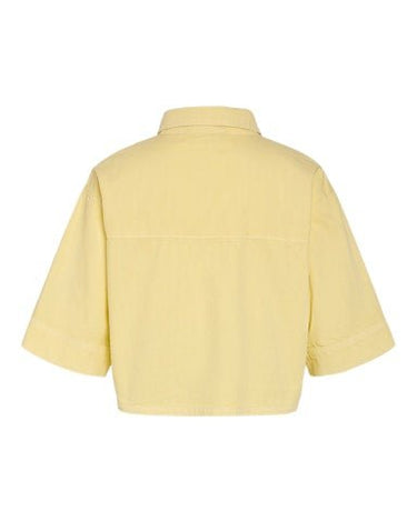 Oregon Alva Cropped Shirt French Vanilla - Things I Like Things I Love