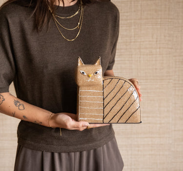 Ornament Cat Stoneware - Things I Like Things I Love