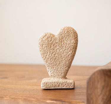 Ornament Heart Beige - Things I Like Things I Love