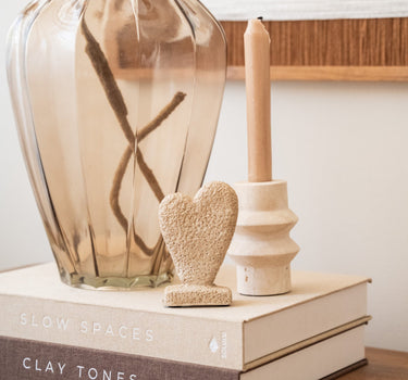 Ornament Heart Beige - Things I Like Things I Love