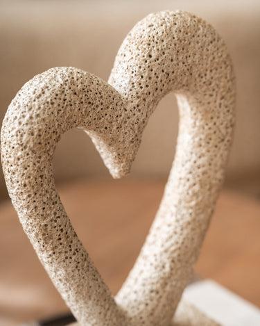 Ornament Open Heart Beige - Things I Like Things I Love