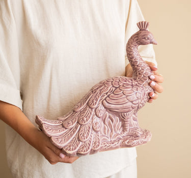 Ornament Peacock Burgundy - Things I Like Things I Love