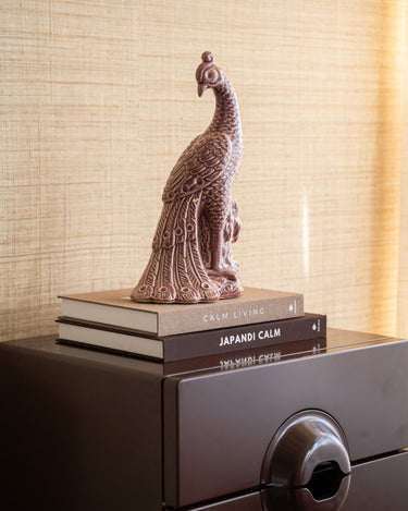 Ornament Peacock Burgundy - Things I Like Things I Love