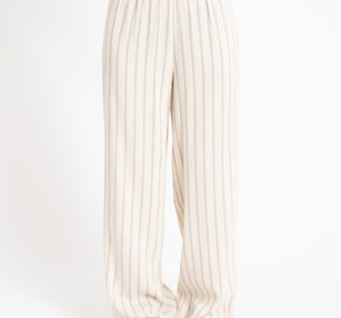Pants Stripe Ecru - Things I Like Things I Love
