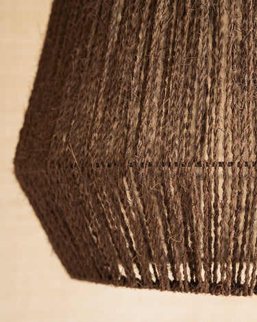 Pendant Lamp Braided Palm Brown - Things I Like Things I Love