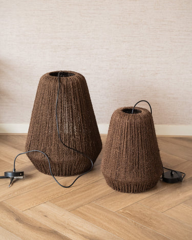 Pendant Lamp Braided Palm Brown - Things I Like Things I Love