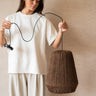 Pendant Lamp Braided Palm Brown - Things I Like Things I Love