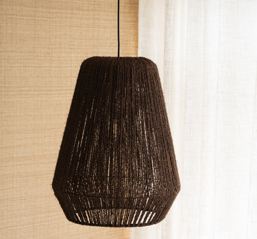 Pendant Lamp Braided Palm Brown - Things I Like Things I Love