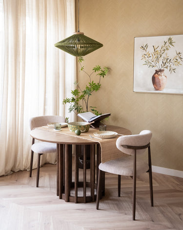 Pendant Lamp Ovni Jute Green - Things I Like Things I Love