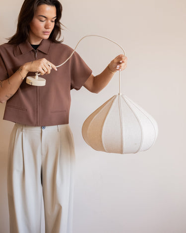 Pendant Lamp Zadig Linen - Things I Like Things I Love