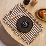 Placemat Ellie Gestreept Bruin - Things I Like Things I Love
