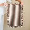 Placemat Ellie Gestreept Bruin - Things I Like Things I Love