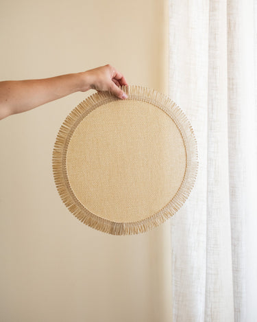 Placemat Rond Geweven - Things I Like Things I Love