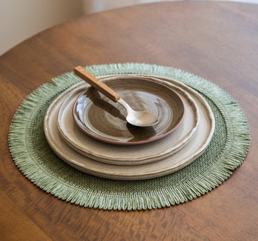 Placemat Rond Geweven - Things I Like Things I Love