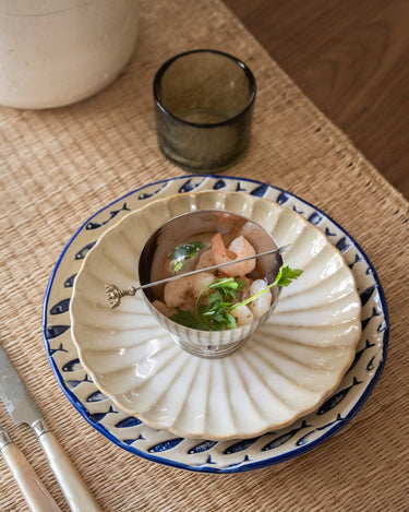 Plate Fish Ceramic Blue - Things I Like Things I Love