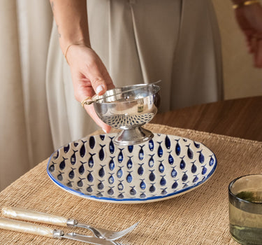 Plate Fish Ceramic Blue - Things I Like Things I Love