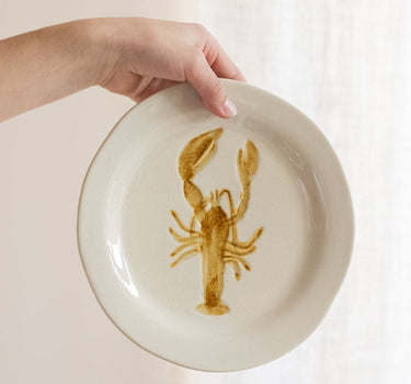 Plate Lobster Ceramic - Things I Like Things I Love