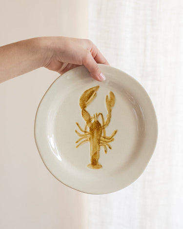 Plate Lobster Ceramic - Things I Like Things I Love