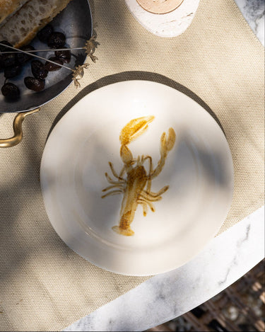 Plate Lobster Ceramic - Things I Like Things I Love