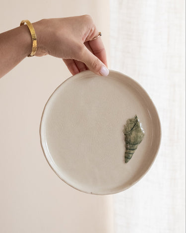 Plate Shell Ceramic - Things I Like Things I Love