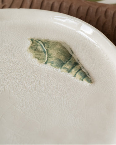 Plate Shell Ceramic - Things I Like Things I Love