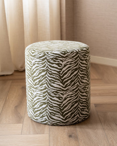 Poef Tigra Groen - Things I Like Things I Love