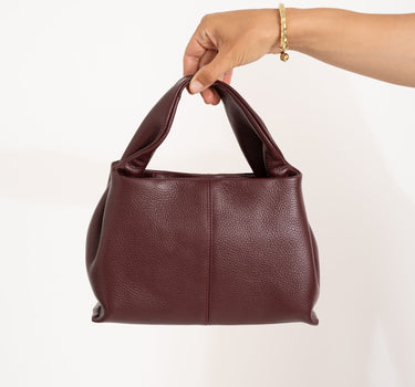 Polly Leather Burgundy Bag - Things I Like Things I Love