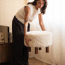 Pouf Inverness Faux Fur - Things I Like Things I Love