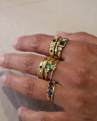Ring Brass Magic Star Gold - Things I Like Things I Love