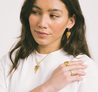 Ring Eye Of Love Gold - Things I Like Things I Love