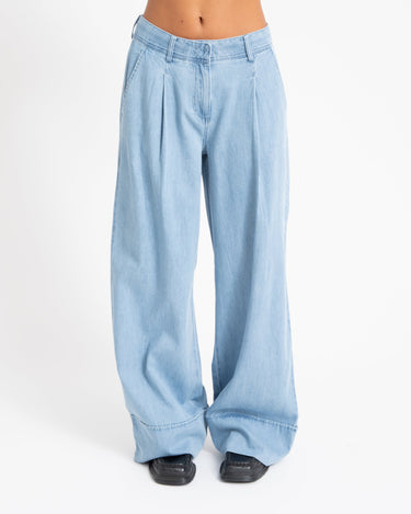 Rouge Francie Mae Trouser Light Blue Denim - Things I Like Things I Love