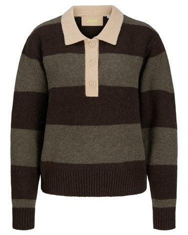 RUBY POLO NECK KNIT Seal Bruin - Things I Like Things I Love