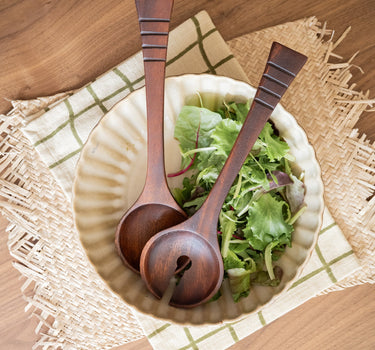 Salad Server Acacia Dark Brown - Things I Like Things I Love