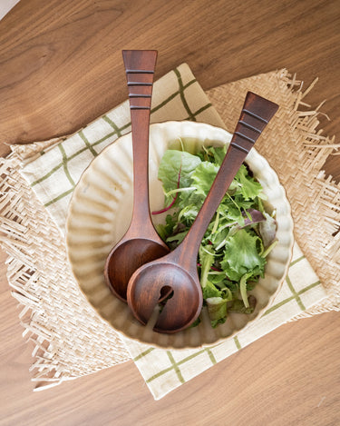 Salad Server Acacia Dark Brown - Things I Like Things I Love