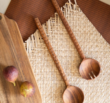 Salad Server Hommage Wood Brown - Things I Like Things I Love