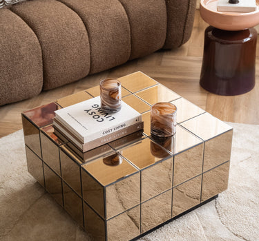 Salontafel Flectron Spiegelglas Bruin - Things I Like Things I Love