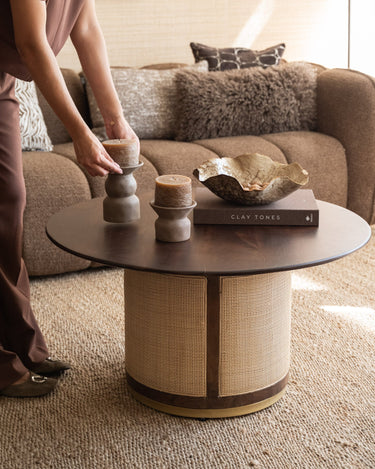 Salontafel Meso Rond Hout - Things I Like Things I Love