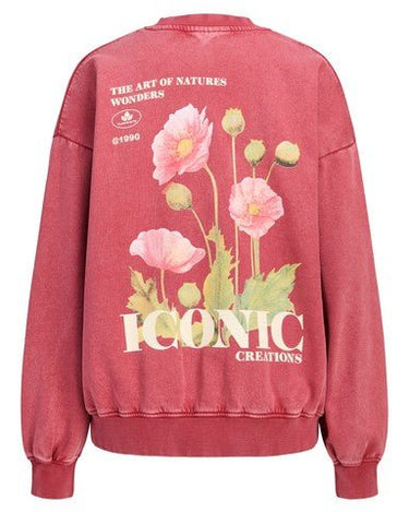 Sandra Wash Crew Rhythmic Red - Things I Like Things I Love