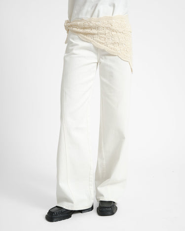 Scarf Crochet White - Things I Like Things I Love